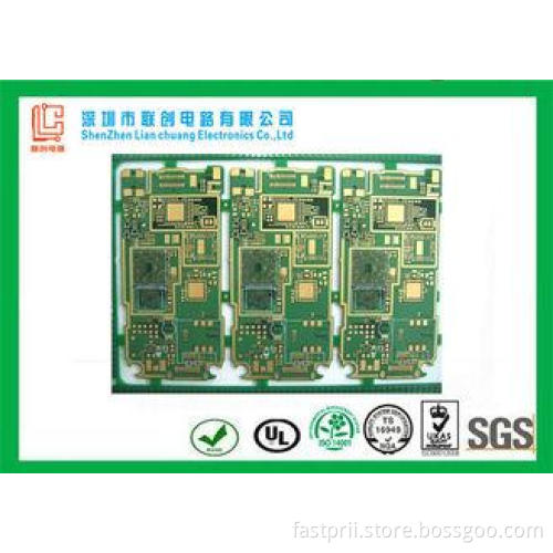 12 layer PCB board green solder mask white legend Immersion